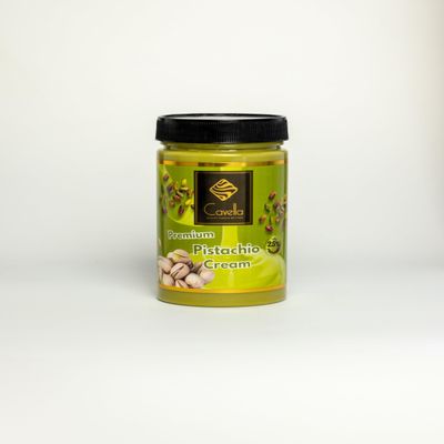 Cavella Premium Pistachio Cream Spread - Smooth Pistachio Filling for Dubai Chocolate, Kadayif Desserts, Toast, Crepes and Pastries (300g)