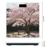 Cherry Blossoms Bathroom Scale Bright Liquid Crystal Screen Weight Scale Digital Scale for Home Bedroom Accurate Bathroom Body Scales for Body Weight Pet view 2