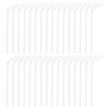 Operitacx Flexible Plastic Elbow Straws 5pcs, 21x0.5cm Long Bendable Drinking Straws for Juice, Coffee, Smoothies, Milk Tea, Party Use view 1