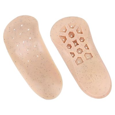 NineLife Basics Foot Arch Support Shoe Insoles for and Adults, Heel Lift Inserts Non-Skid Half Pads, Orthopedic Correction for Flat Feet and Knock-Knees, Size M, 1 Pair