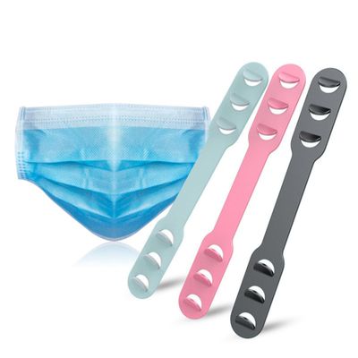Healvian 15pcs Adjustable Mask Ear Strap Extender Buckle Hooks, Soft Pp Material, 3-Stage Adjustable Relief for Ear Pressure, Mixed Colors, Compatible with Cloth Face Masks for Random Color