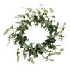 Elegant Silk Flower Garland with Berries for Seasonal Door Hanging and Indoor Festival Decor Door Hanging Decoration view 1