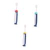 GALPADA s Toothbrush 3pcs Soft Bristle Toothbrush Set for Ages 3-12 with Cartoon Design, Gentle Oral Care Tool for Teeth Cleaning Random Color