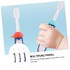 GALPADA s Toothbrush 3pcs Soft Bristle Toothbrush Set for Ages 3-12 with Cartoon Design, Gentle Oral Care Tool for Teeth Cleaning Random Color view 3