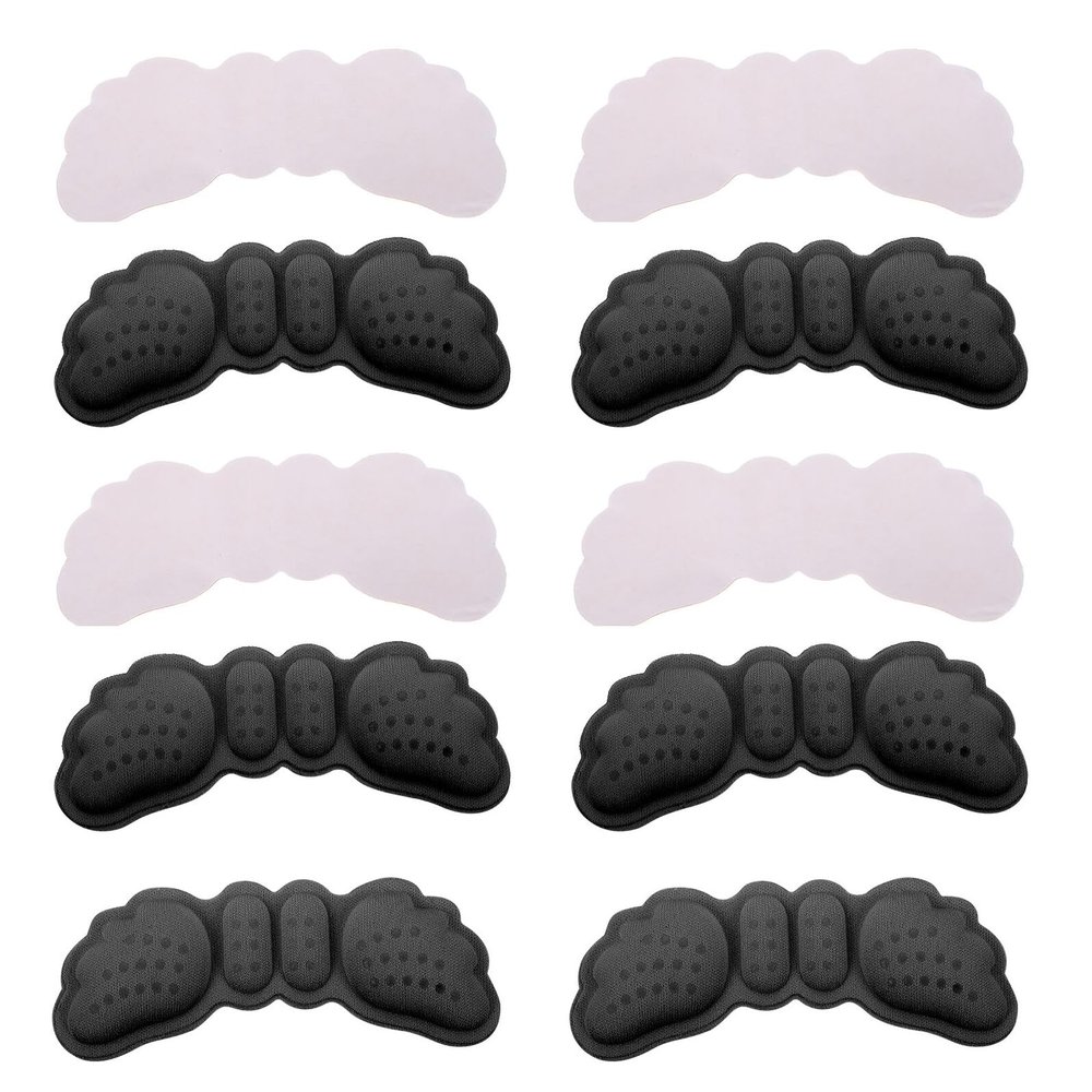 COMPUKAS High Heel Cushion Heel Pad Anti-wear Non-Slip 10pcs Thin Invisible Sponge Foot Cushions Shoe Accessories