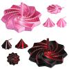 2Pcs 3D Printed Sensory Fidgets for Adults, Fidget Star Expandable 4.6 Inch Star Spiral with Handles, Fractal Stress Relief Gadget for Office Desk, Anxiety Relief Gifts for Men Women with ADHD view 1