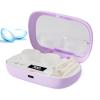 Eye Contact Cleaner | Rechargeable 5-Level Timer - Travel Contact Lens Cleaning Case | for Care Conditioning Maintenance Adults Men Women Daily Travel view 1