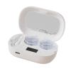 Contact Lens Cleaner Machine - Deep Cleaning Portable Ultrasonic | Hard Contact Lens Cleaner Case,for Travel Outdoor Camping Vacation Home School Dorm Office Apartment view 1