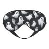 Cute White Ghost Halloween Pattern 1 Print Eye Mask, Sleep Mask with Adjustable Strap Soft Breathable Eye Cover for Sleeping view 1