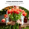 Healeved Waterproof Black Cellophane Wrap Paper Glass Wrapping Paper for Florists Bouquet Packaging DIY Flower Wrapping Craft Supplies view 4