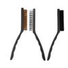 BETOOKY Kitchen Cleaning Brush Set 3pcs, Wire Bristle Cooktop and Range Hood Oil Stain Removal, Household Multipurpose Cleaning Tool for Stove Gap and Kitchen Surfaces