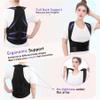 Ycctvar Back Brace Posture Corrector for Women and Men Upgraded Dynamic Traction Correction System Adjustable Shoulder Support Straightener Helps Reduce Upper Lower Back Pain Suitable for Hump Scoliosis Black Large view 3