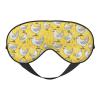 Yellow Chicken Print Eye Mask, Sleep Mask with Adjustable Strap Soft Breathable Eye Cover for Sleeping view 1