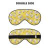 Yellow Chicken Print Eye Mask, Sleep Mask with Adjustable Strap Soft Breathable Eye Cover for Sleeping view 2