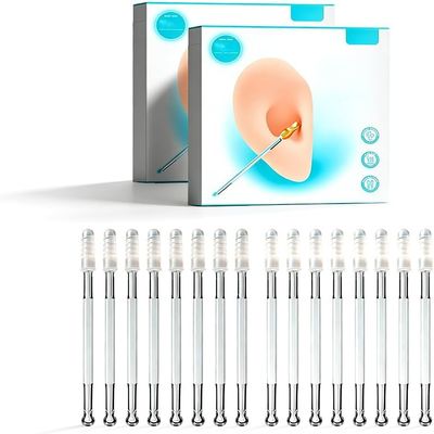 2026 New Sticky Ear Cleaning Stick,Reusable Ear Wax Removal Tools with Dust Cover Packaging, Adhesive Ear Cleaning Sticks for All Ages Large, 48 Packs