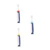 HOMOCONO s Manual Toothbrush 3pcs Soft Bristle Oral Care Toothbrush Set for Ages 3-12 with Cartoon Design Blue Yellow Red for Teeth Cleaning Random Color view 1