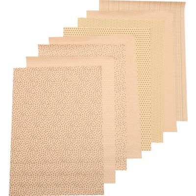 Cabilock Vintage Retro Wrapping Paper Set 8pcs Bulk Birthday Wrap Sheets Kraft Paper for Men Women DIY Present Decoration