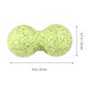VILLCASE Peanut Massage Ball 12cm Epp Mini Peanut Shape Muscle Roller for Back, Neck, Shoulder Leg, Fluorescent Color Fascia Release Tool for Physical Therapy and Pilates view 2