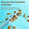 72 pcs Earwax Removal Adhesive Swabs, Reusable Adhesive Earwax Swabs, Gentle Ear Cleaning Stick Sticky Ear Cleaning Stick Gentle, Reusable Adhesive Ear Cleaning Sticks view 4