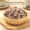 Dried Plums Salty Sweet Sour Dried Plum Meat Snack Made from Fresh Plums, Soft Plum Meat, Classic Flavor All-Natural Ingredients Healthy Savory Treat 16OZ view 3