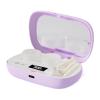 Contact Cleaner Case,Ultrasonic 5-Level Timer with Mirror | Electric Hard Contact Lens Cleaner | for Care Conditioning Maintenance Adults Men Women Daily Travel view 1
