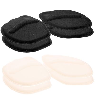 CTIRCHIU 4 Pairs High Heel Inserts Forefoot Cushion Pads Non-Slip Sponge Shoe Insoles Anti-Friction Heel Protectors for Womens Foot Comfort