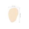 FAVOMOTO Silicone Forefoot Shoe Insoles 8pcs Beige Thickened Pu Anti-wear Breathable Cushions for High Heels Relief Ball of Foot Pads for Women view 2