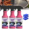 Yaxhsi Fast-Acting Heavy-Duty Grill Degreaser Spray, Heavy Duty Barbecue Grill Cleaner for Burnt Food & Grease for Outdoor Grills (3 pcs) view 1