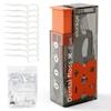 2026 New Floss Picks Holder, Automatic Pop-up Portable Floss Dispenser, Refillable Holder Boxes with 10 Floss Picks for Teeth Cleaning (Orange) view 1