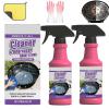 Fast-Acting Heavy-Duty Grill Degreaser Spray, 120ml/4fl.Oz - BBQ Cleaner for Outdoor Grills & Smokers, Heavy Duty Cleaner, Removes Burnt Food & Grease, Safe for Stainless Steel & Porcelain (2PCS) view 1