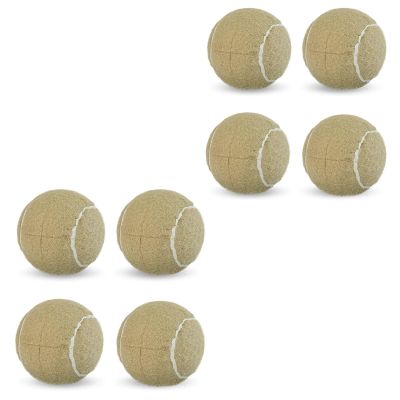 12pcs Walker Tennis Balls Pre-Cut for More Durable and Protection Elastic Rubber Core Multiple Colors Sturdy Bulk(Beige)