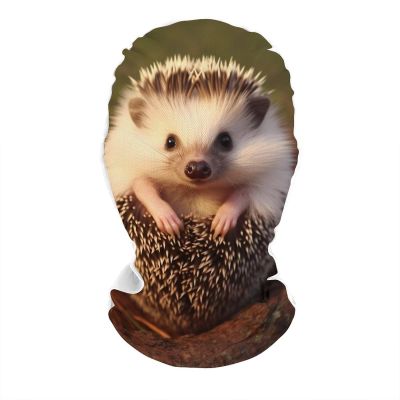 LZQPOEAS Funny Mesh Full Face Cover Mask - Hedgehog Balaclava Face Masks Breathable Costume Head Cloth, Stretchy See Through Mask Cosplay Hood for Party, Cosplay & Pranks