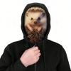 LZQPOEAS Funny Mesh Full Face Cover Mask - Hedgehog Balaclava Face Masks Breathable Costume Head Cloth, Stretchy See Through Mask Cosplay Hood for Party, Cosplay & Pranks view 3