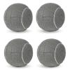 12PCS Precut Tennis Balls for Walkers Long Lasting Felt Pad Glide Coverings for Furniture Legs and Floor Protection(Gry) view 1