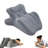 Ergonomic Pillow - Contour Pillow Memory Foam Wedge Pillow for Acid Reflux Relief, Multipurpose Positioning 27 Degree Bed Wedge Pillow Reading Pillow Couples Pillow (Gray) view 1