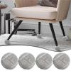 12 PCS Precut Walker Tennis Ball for Furniture Legs and Floor Protection Heavy Duty Long Lasting Felt Pad Covering view 3