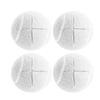 12pcs Tennis Balls for Chair Legs Furniture Floor Protection Felt Pad Silent Anti Slip Rubber Glide Coverings for Bedroom Living(White) view 1
