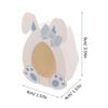 BCOATH 10pcs Cartoon Bunny Candy Boxes with Lid, Paper Easter Treat Containers for Party Favors, DIY Foldable Boxes for Easter Decorations and Candy Storage view 2