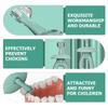 FESTFENDS Silicone 3D Three-Sided Toothbrush, Soft Training Brush with Tongue Cleaner, Light Blue Manual Toothbrush for Oral Care view 4