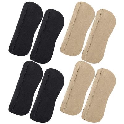 Cabilock Heel Grips Shoe Inserts 8pcs (4 Pairs) Anti-Slip Heel Cushions for Women and Men Cuttable Shoe Pads for Blister Prevention