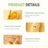 2026 Upgrade Banana Toothbrush Travel Case, Portable Travel Toothbrush Holder with Toothpaste Container, Toothbrush Covers for Electric Toothbrushes , Camping Toothbrush Organizer (Green and Yellow) view 3