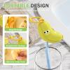 2026 Upgrade Banana Toothbrush Travel Case, Portable Travel Toothbrush Holder with Toothpaste Container, Toothbrush Covers for Electric Toothbrushes , Camping Toothbrush Organizer (Green and Yellow) view 4