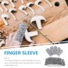 Luxshiny 60pcs Cut-Resistant Finger Sleeves for Food Preparation and DIY Work, Breathable Nylon Finger Protectors with Anti-Cut Protection for Kitchen and Industrial Safety view 3