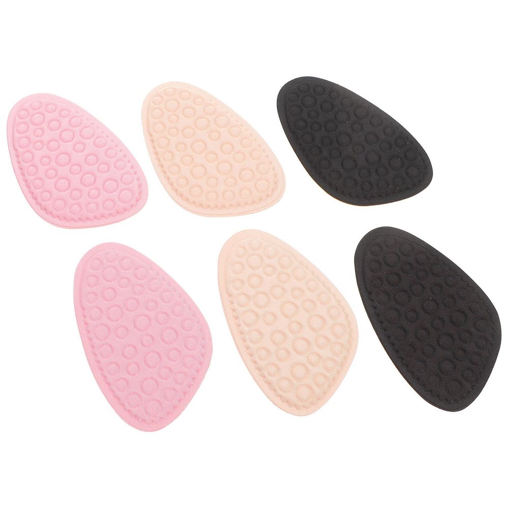 VICASKY Comfortable High Heel Forefoot Insoles 3 Pairs Cushion Pads for Women, Non-Slip Thick Metatarsal Shoe Inserts, Relief Support for Dress Shoes and Daily Wear