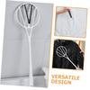 HAKIDZEL Quilt Duster Long Handle Dust Removal Tool for Mattress and Bedding Cleaning, White Traditional Quilt Beat Tool for Home Dust and Pet Hair Removal view 4