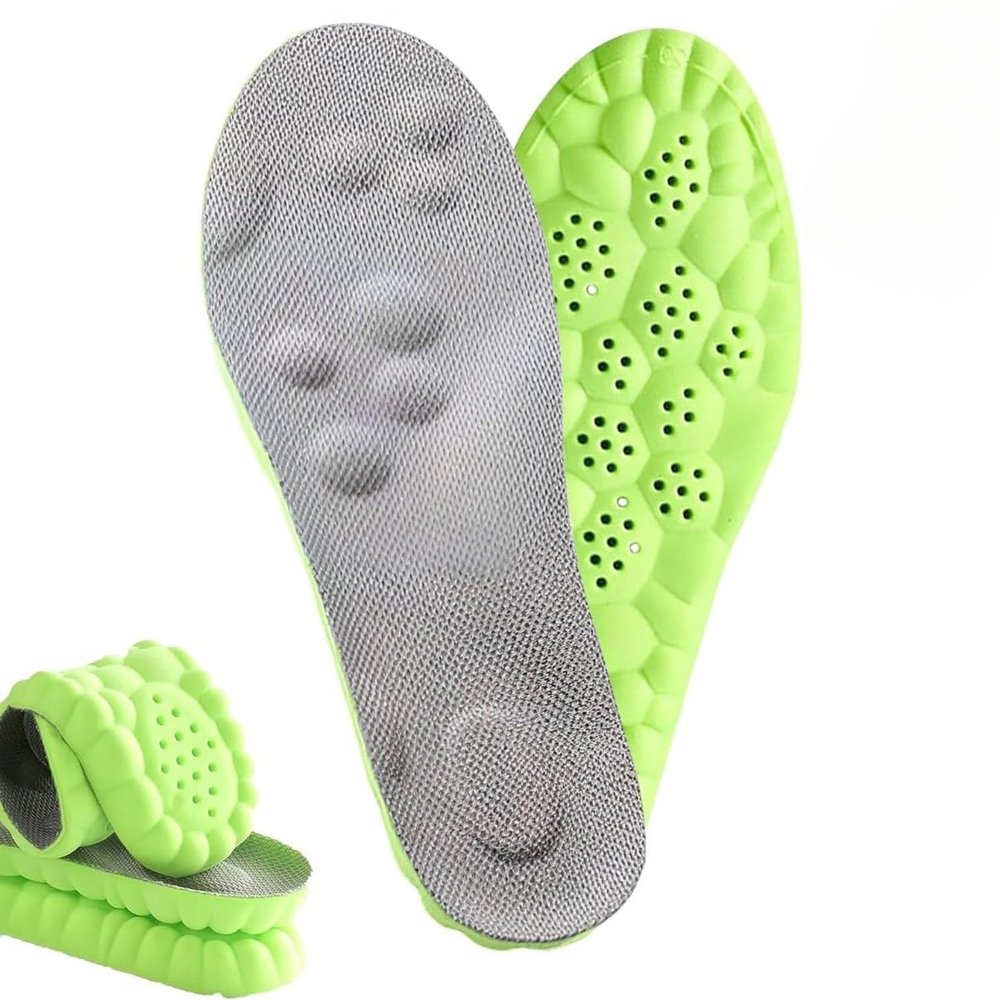 2026 New Steppers Insoles for Women Man,Cloud Insoles,Cuttable Memory Foam Shoe Inserts with Arch Support for Foot Pain&Fatigue