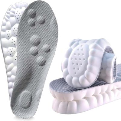 2026 New Steppers Insoles for Women Man,Cloud Insoles,Cuttable Memory Foam Shoe Inserts with Arch Support for Foot Pain&Fatigue