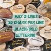 10PCS Bulk Custom Engraved Stones Made-to-Order River Rocks Personalized Inspirational Faith Healing Encouragement Stone 1.5"-2" for Corporate Events, Church, School, Wholesale Resale & Memorial Gifts view 3