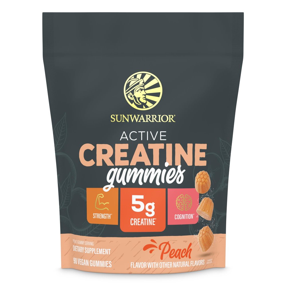 Creatine Gummies for Men & Women, 5g Creatine Monohydrate, Pre Workout, Energy, & Muscle Recovery Support | Chewable Gummies for Strength Performance & Focus Daily Gym Use | Peach Flavored, 90 Gummies
