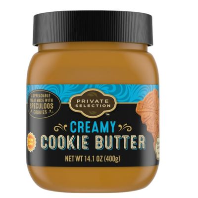 Creamy Cookie Butter Spread, Smooth Speculoos, Sweet Dessert Topping, Gourmet Baking Ingredient, for Toast, Pancakes & Ice Cream, 14.1 oz